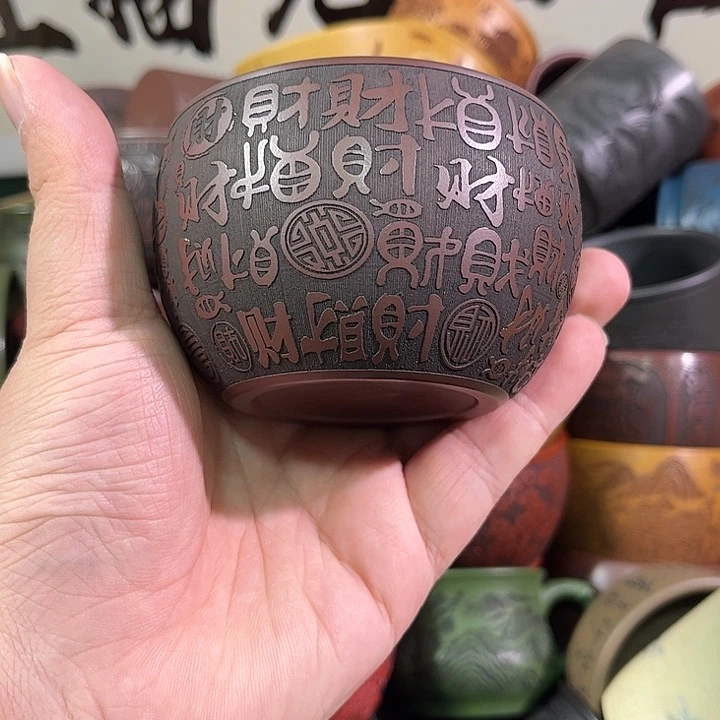 茶杯紫砂全手工紫砂主人杯