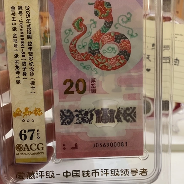蛇钞…金马王尾81标十