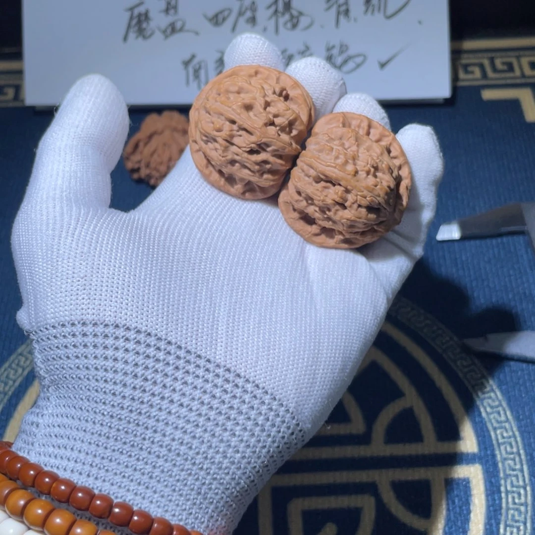 文玩核桃吊坠2号全品39三角白