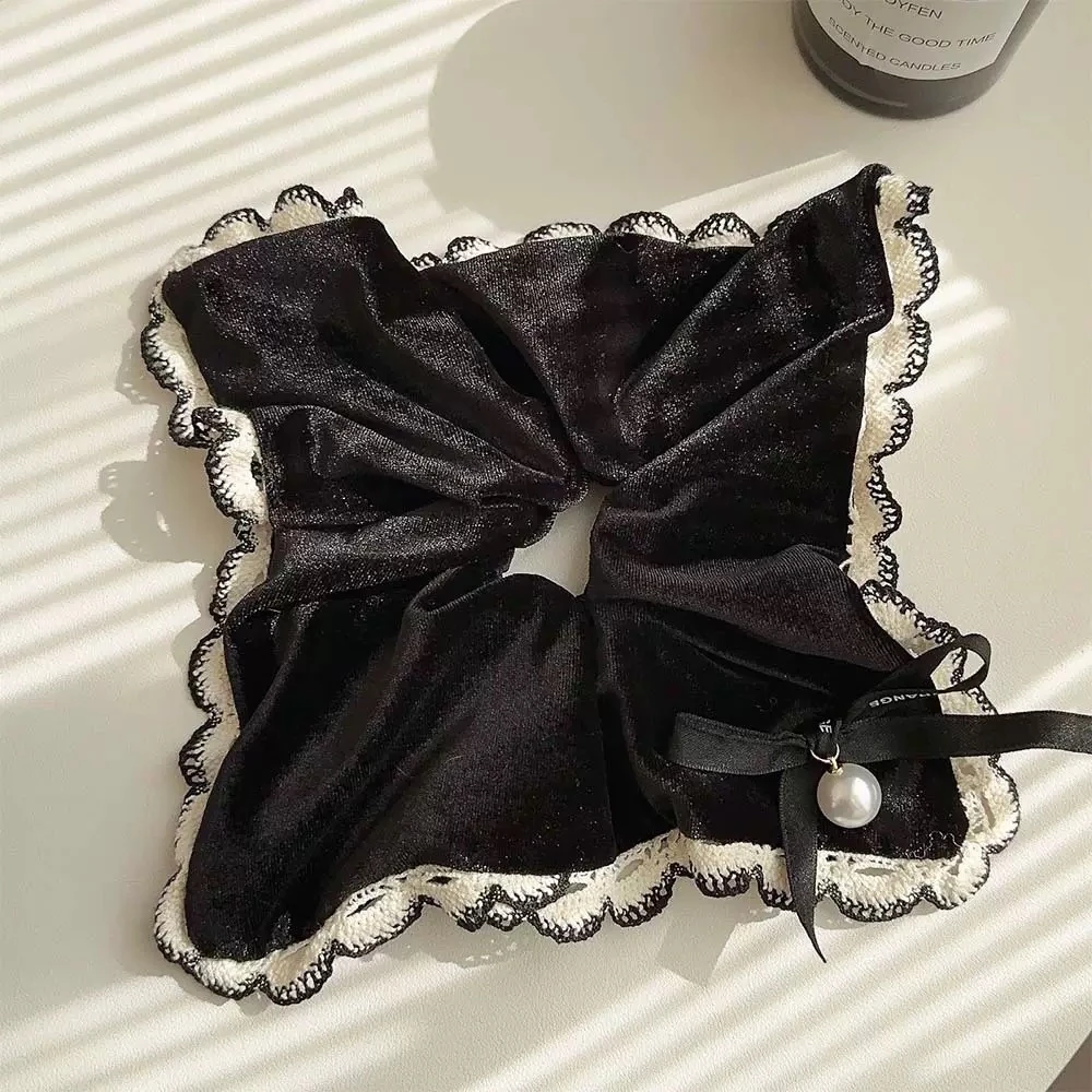 【XYJ】欧韩四季百搭蕾丝蝴蝶发圈