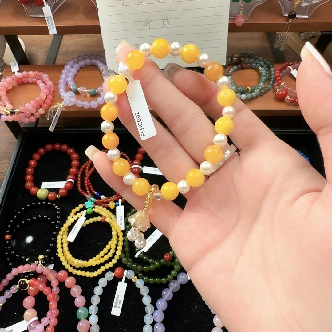 未镶嵌手链玛瑙/玉髓HLHC002