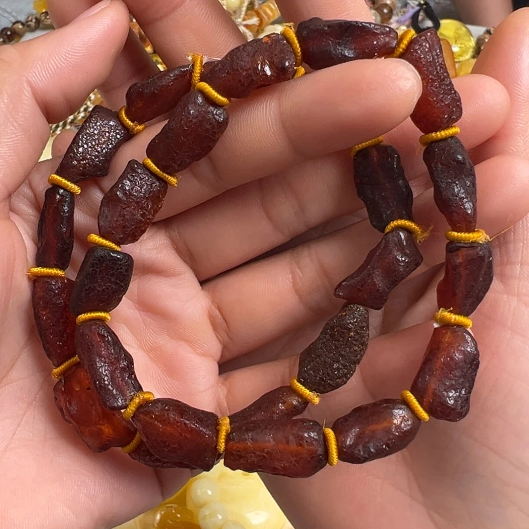 琥珀未镶嵌裸石多样性发一条