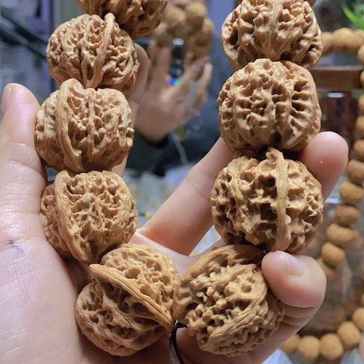 【闪购商品】文玩核桃把件32.5苹果手持