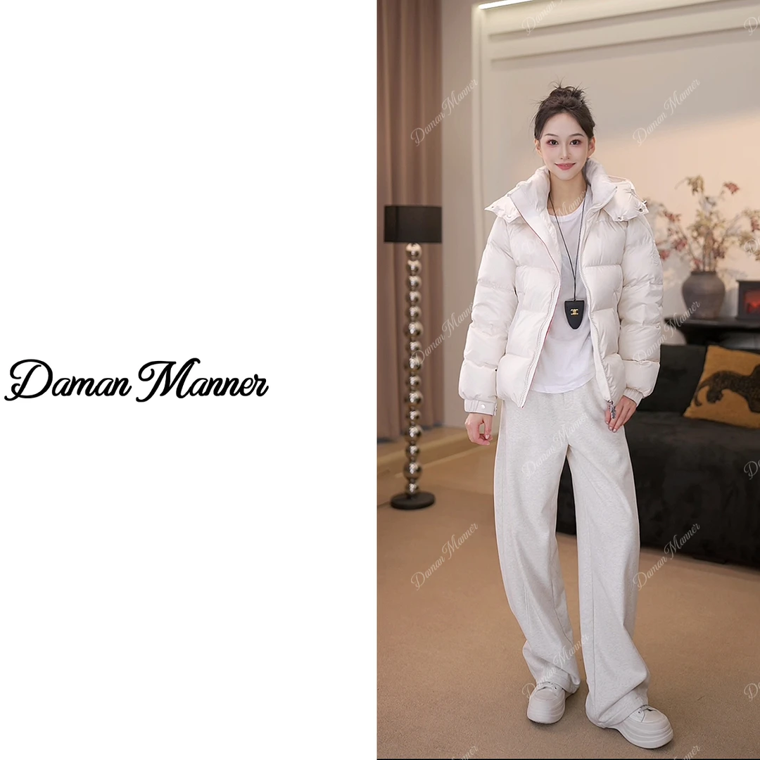 DAMAN I蒙口安情侣款鹅绒服896