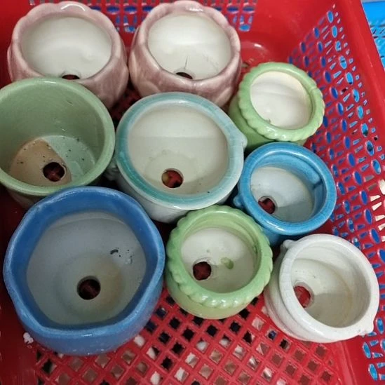 微瑕陶瓷盆满12包邮