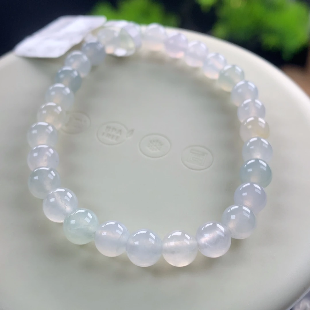 翡翠未镶嵌手链56号卡6.3