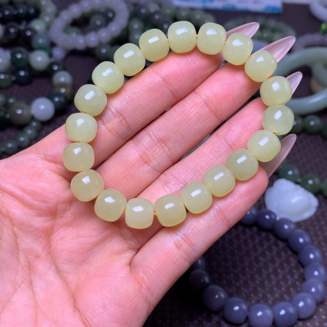 未镶嵌手串和田玉卡10