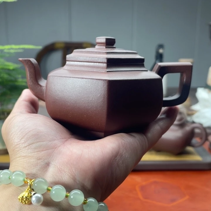 茶壶紫砂雪华，手磨料（四号井底槽清）