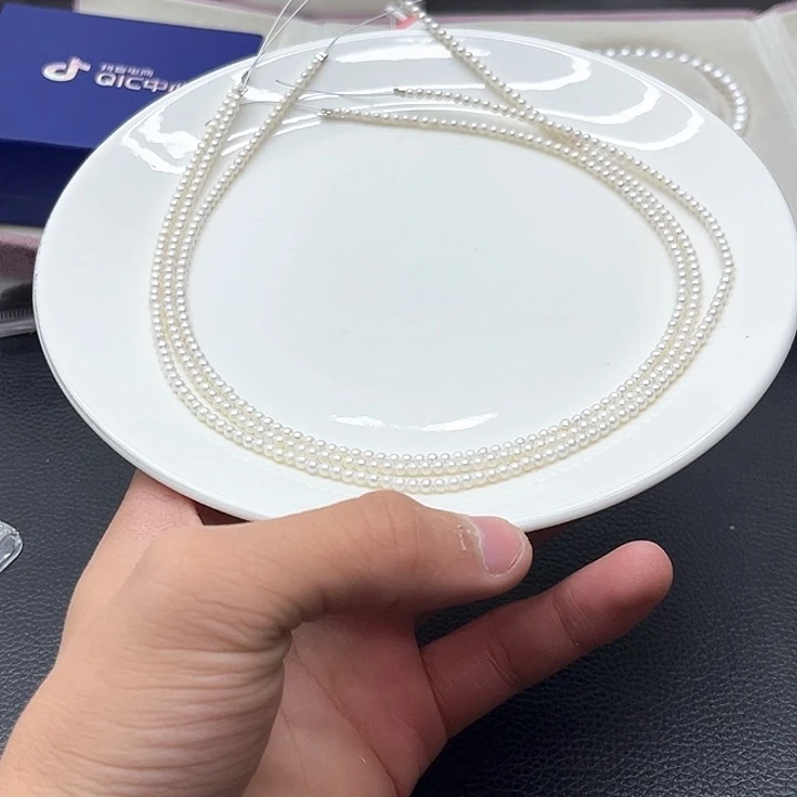 淡水珍珠钛钢珍珠项链7