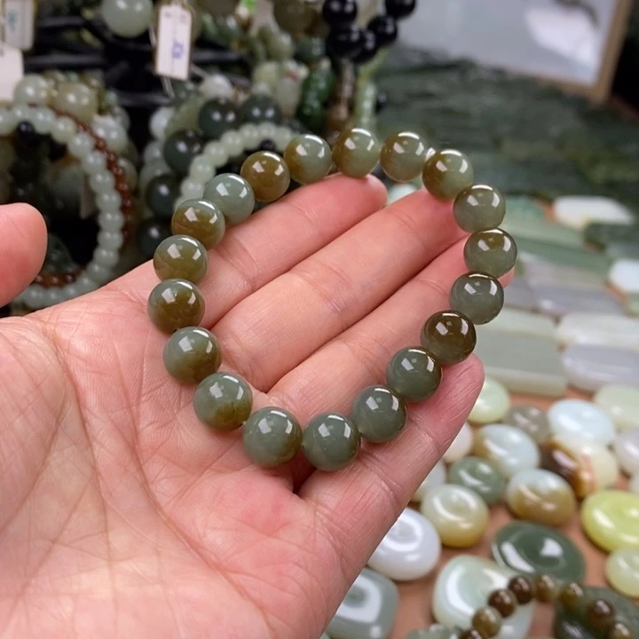 和田玉未镶嵌手链