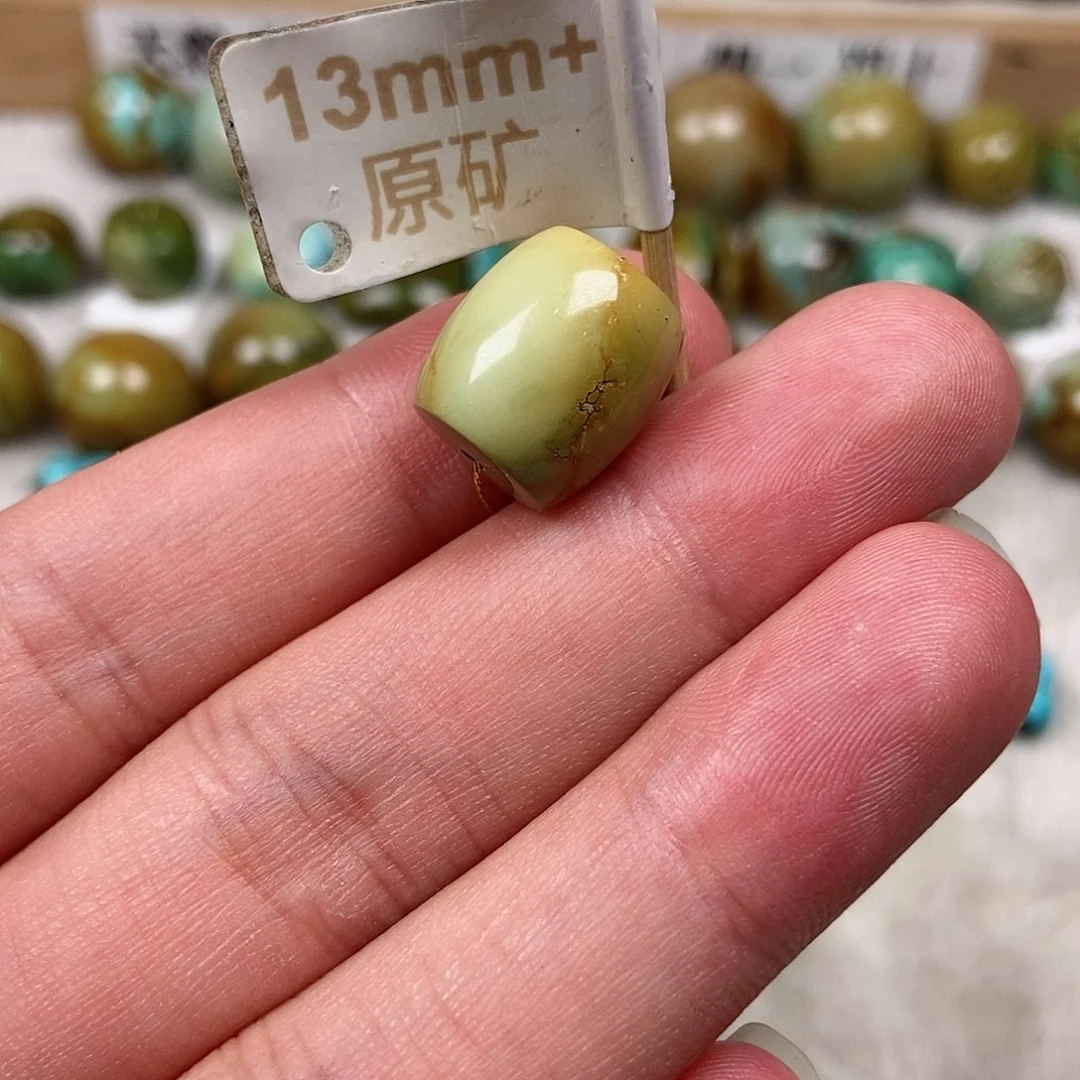 未镶嵌绿松石珠宝半成品