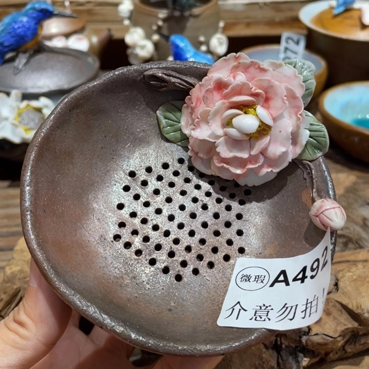 手工制作陶瓷茶具茶杯青蛙