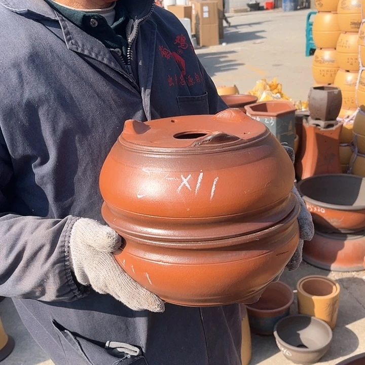 紫砂紫砂花盆也可以做成