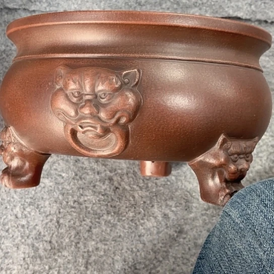 紫砂花盆新***象宜兴紫砂