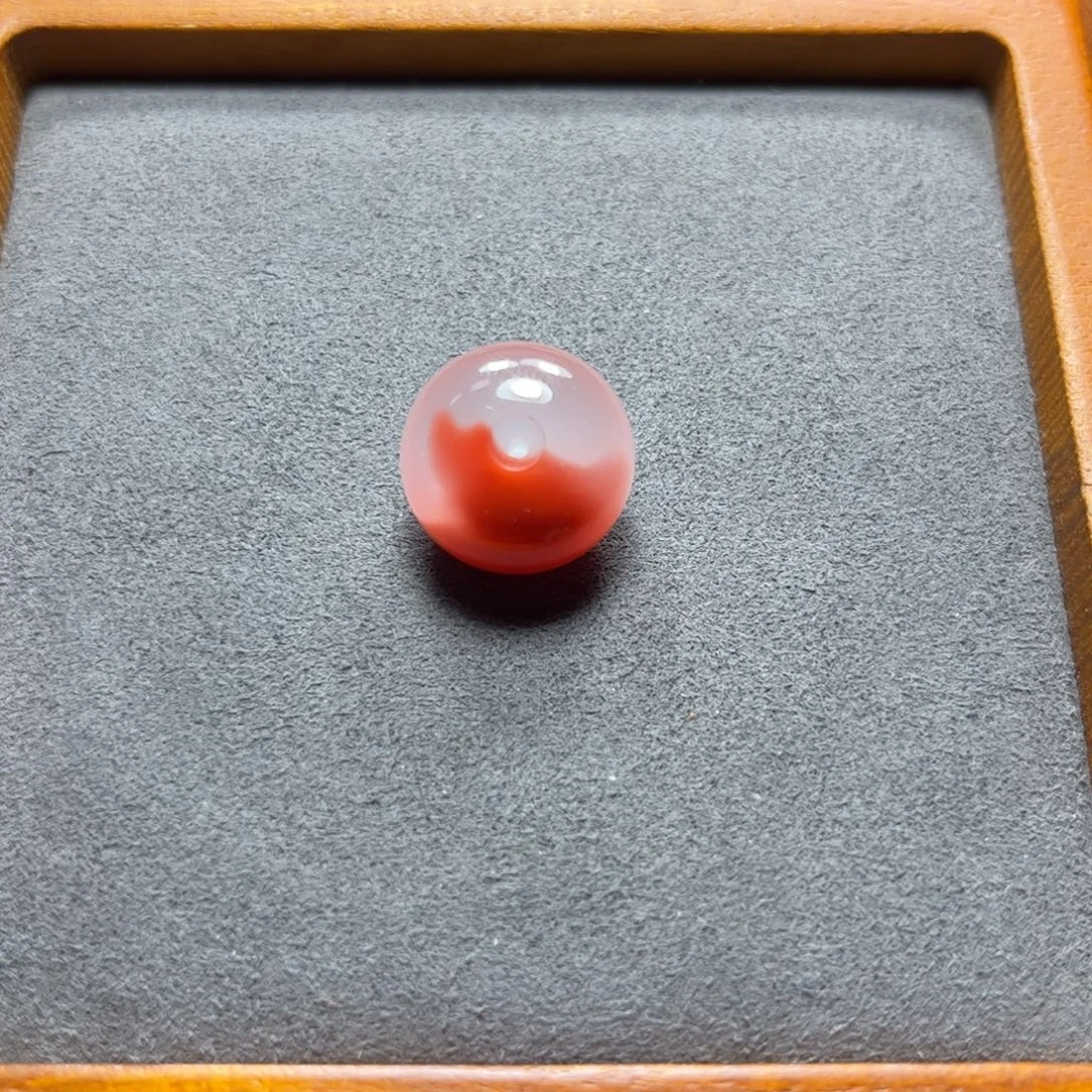 南红玛瑙未镶嵌冰飘平安扣16mm