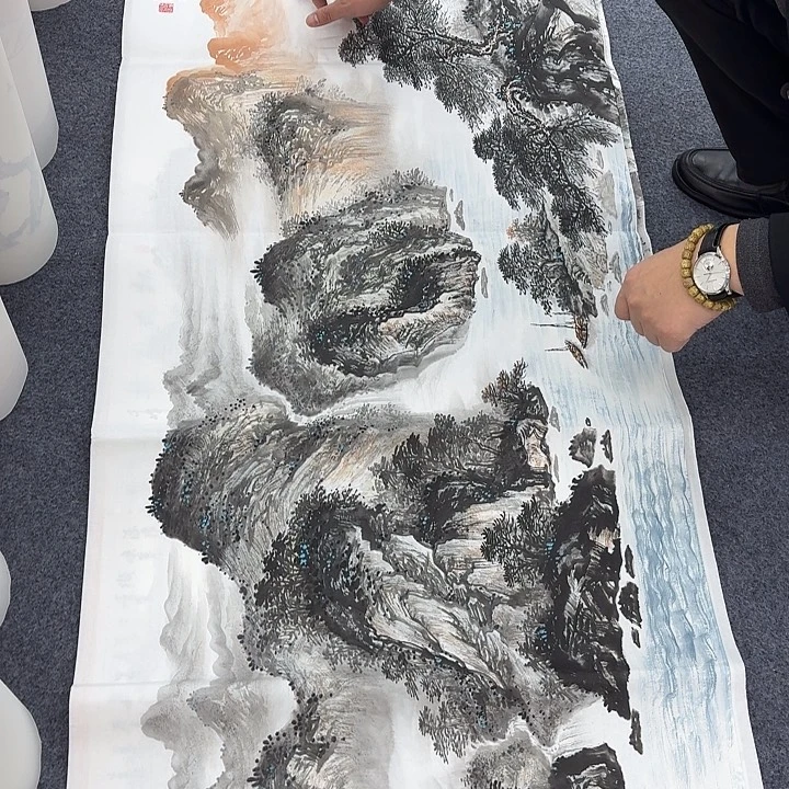 国画纯手绘国画作品