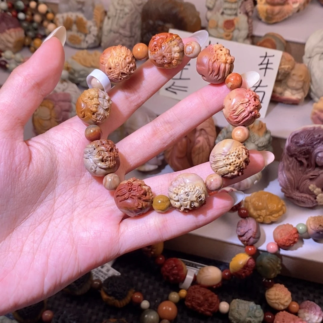 石英质玉(阿拉善玉)未镶嵌手链
