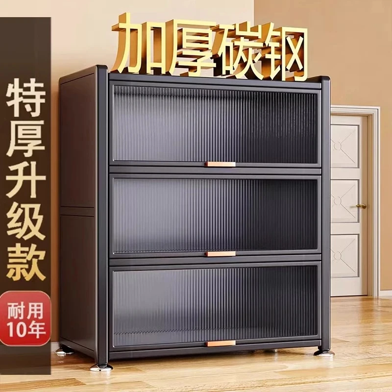 厨房置物架家用落地喂养多层置物柜微波炉电器多功能橱柜置物架子