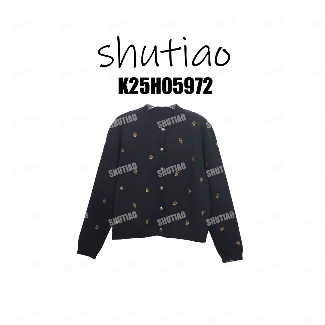 【SHUTIAO】2025冬季：新款小众设计款开衫K25H05972