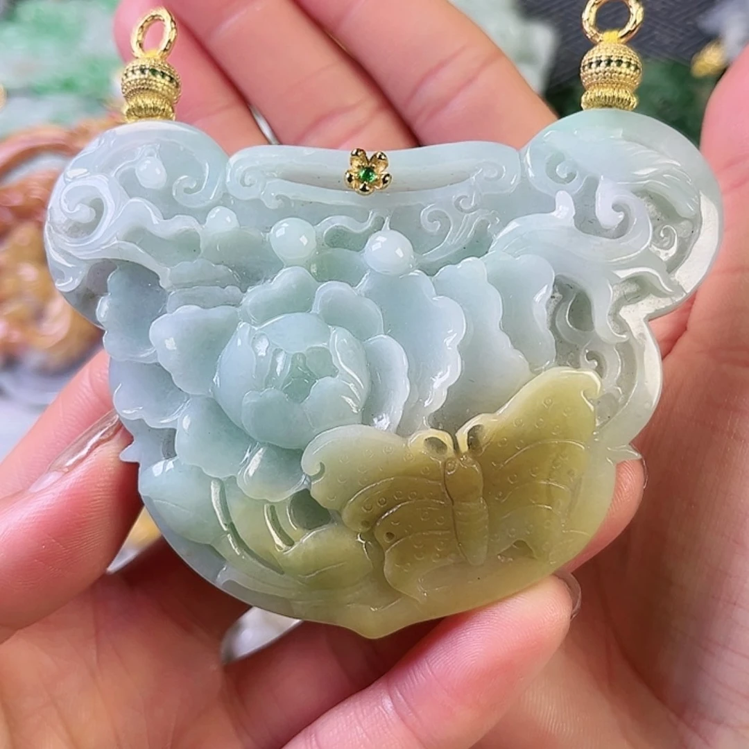 【闪购商品】翡翠颈饰未镶嵌挂件