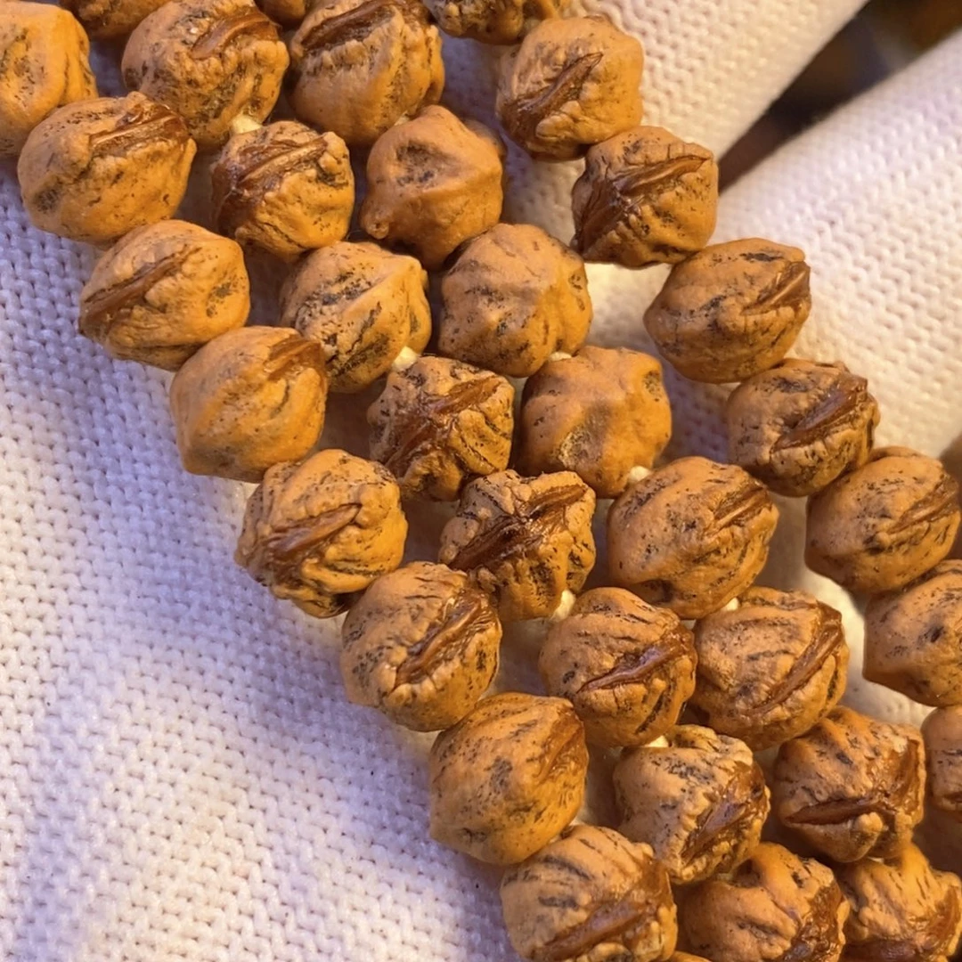手串金刚菩提8.5mm热振红垭口，全桩横打108