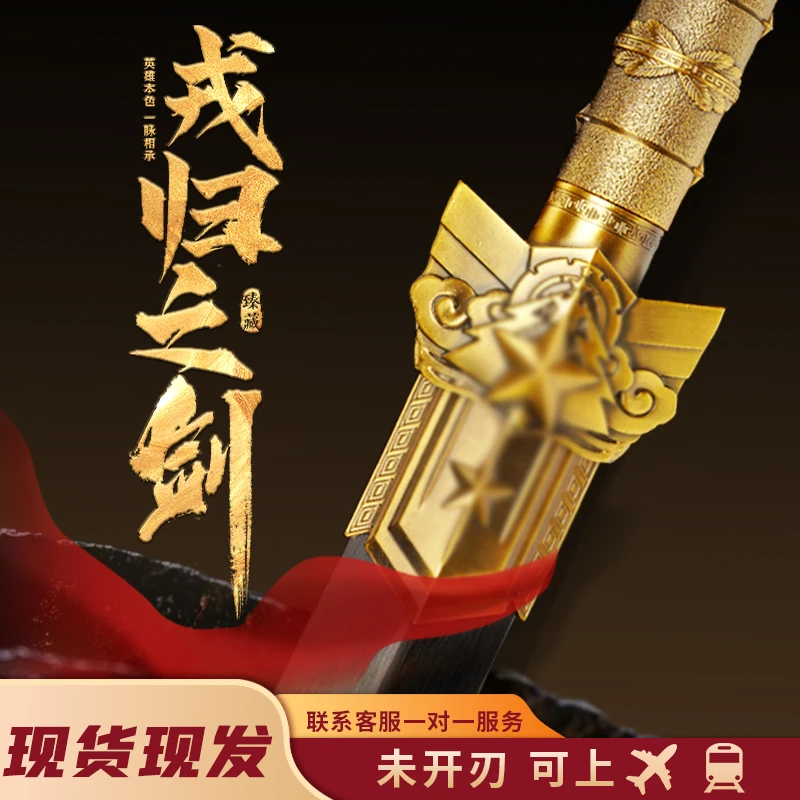 从戎之剑同款纪念收藏装饰桌面摆件可定制中式