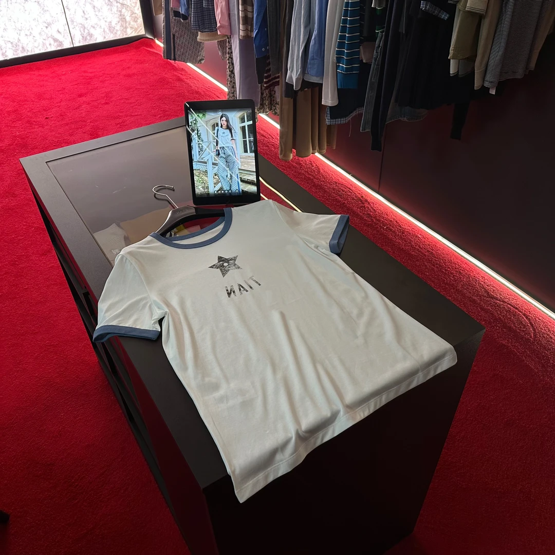 A189【D家】高版本25n早春新款字母印花显瘦短袖T恤女款夏季