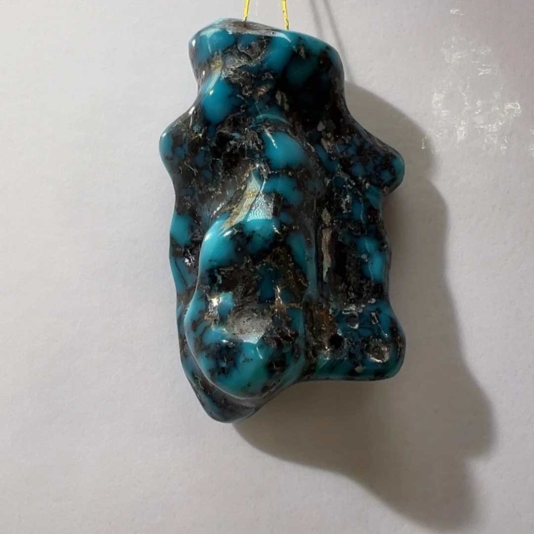 绿松石未镶嵌挂件