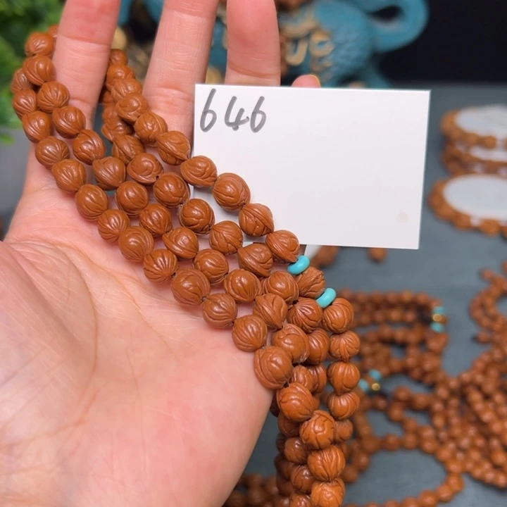 九***猪桃核吊坠秦岭野生龙纹桃核