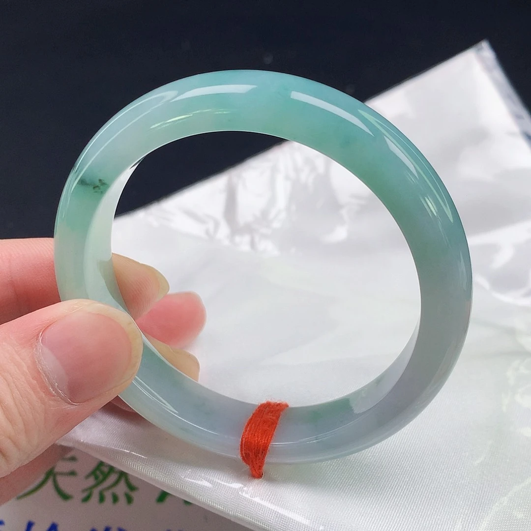 翡翠手镯未镶嵌032缅甸天然翡翠A货