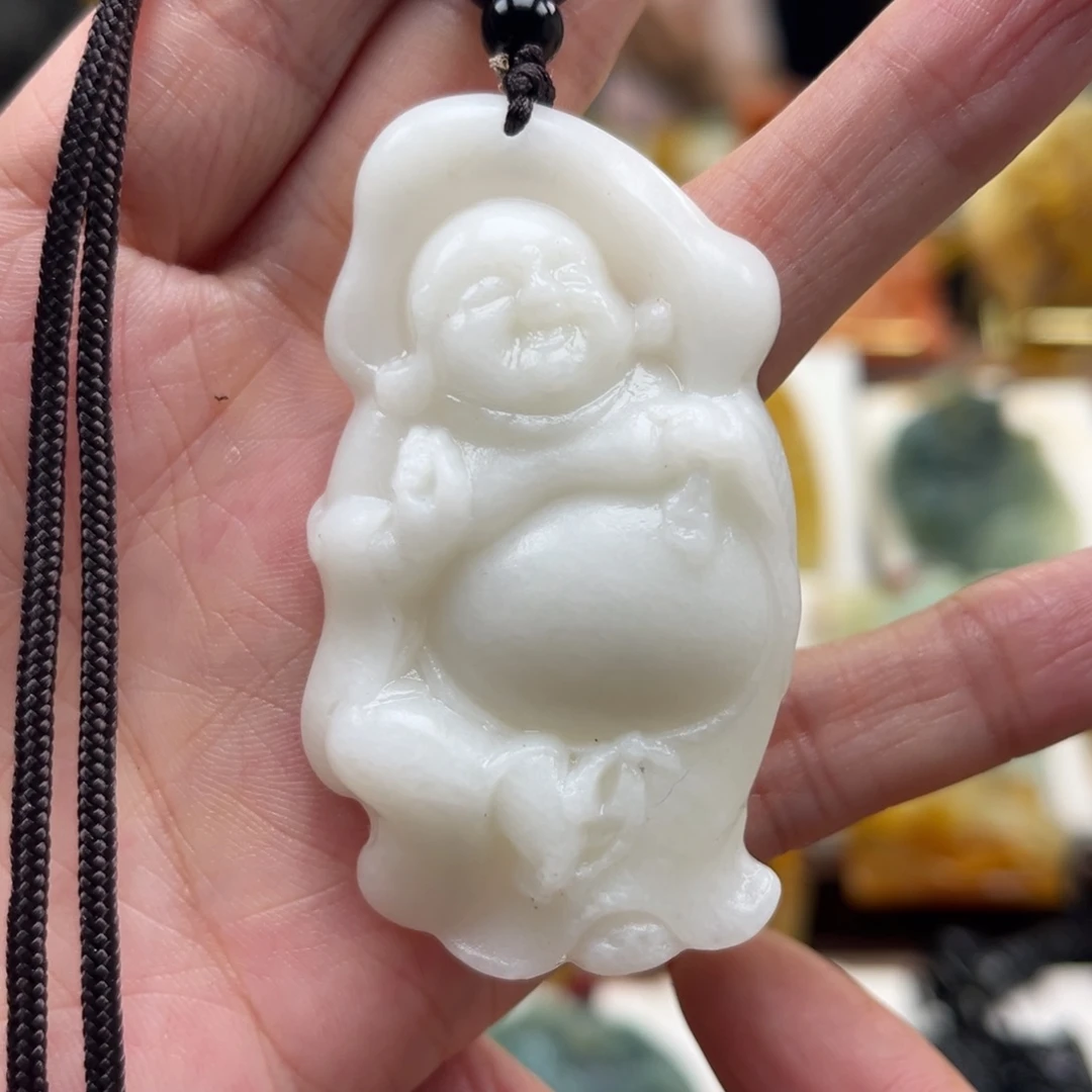 岫玉未镶嵌挂件挂件