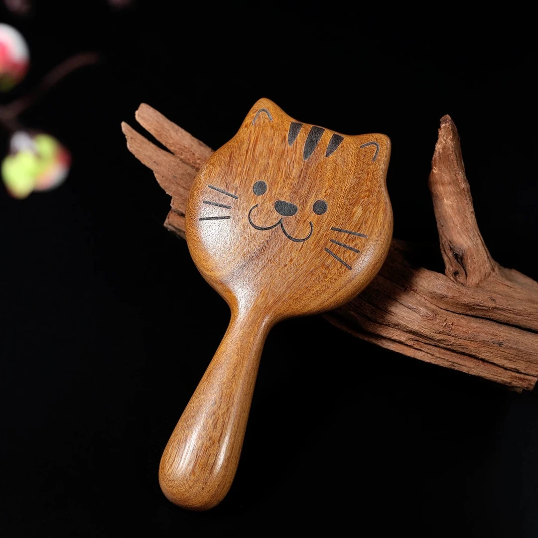 金丝檀猫咪插齿按摩梳 SMS-05