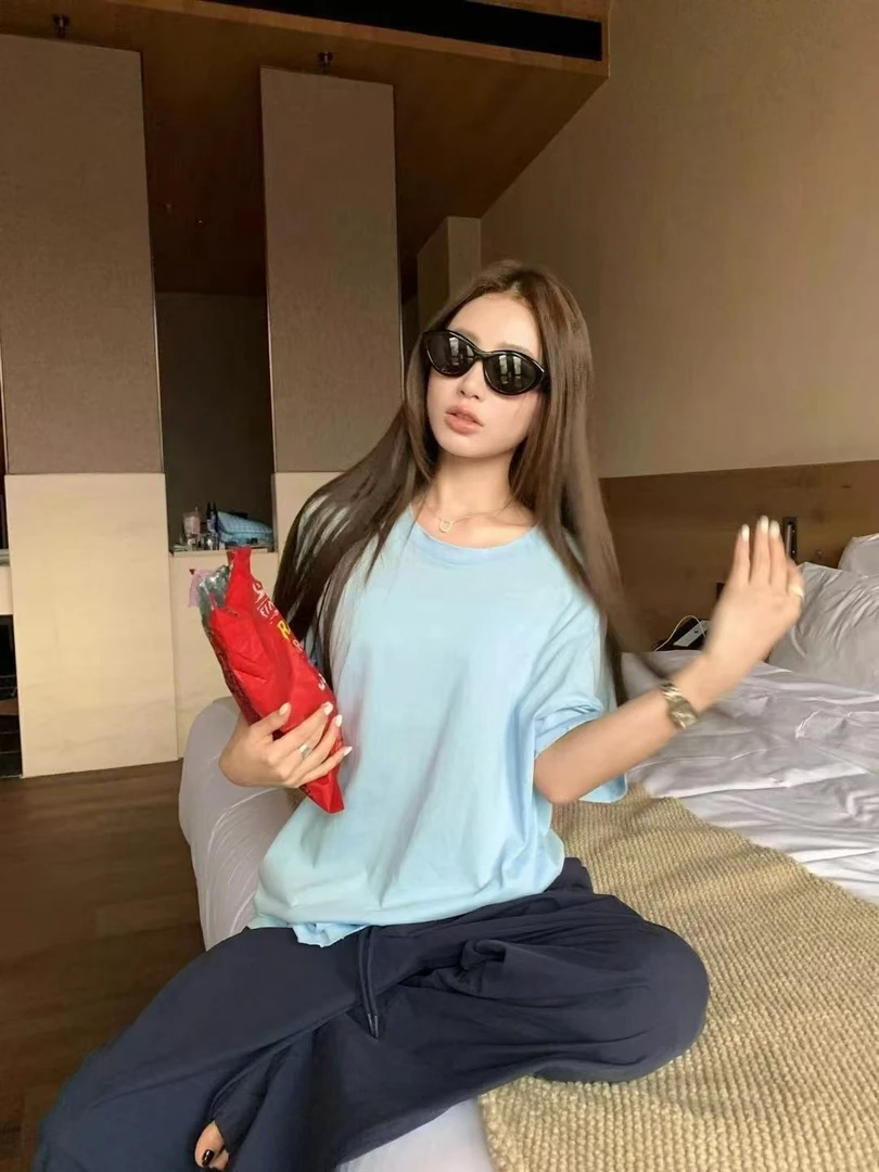 11AN（61018#）极简通勤百搭净版短袖