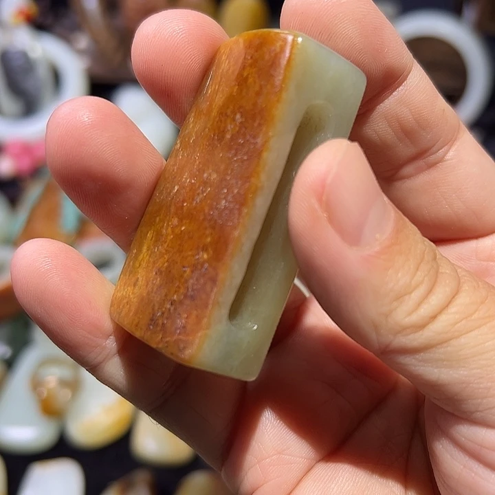 和田玉未镶嵌吊坠(不含链)