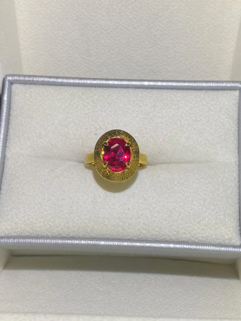 戒指 【米米甄选 高端大气】红色戒指W-1924