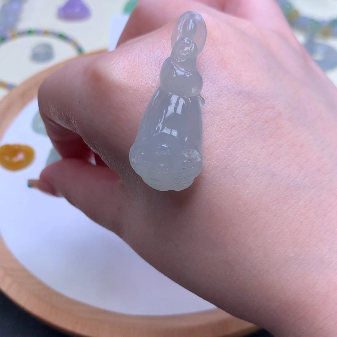 定制翡翠未镶嵌莲蓬悟道