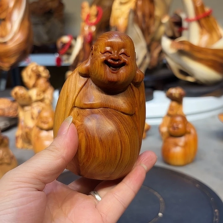 咫***涯柏木太行崖柏弥勒佛