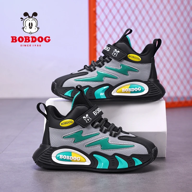 巴布豆男童鞋2025秋冬新款儿童中大童轻便跑步鞋小学生休闲运动鞋