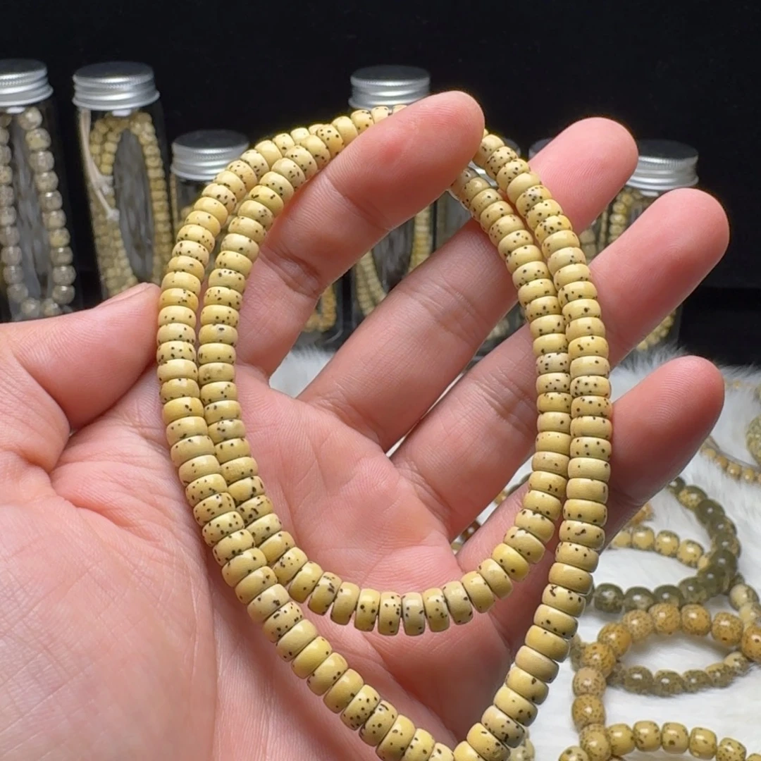 手串星月菩提6x3骨瓷白药片150颗