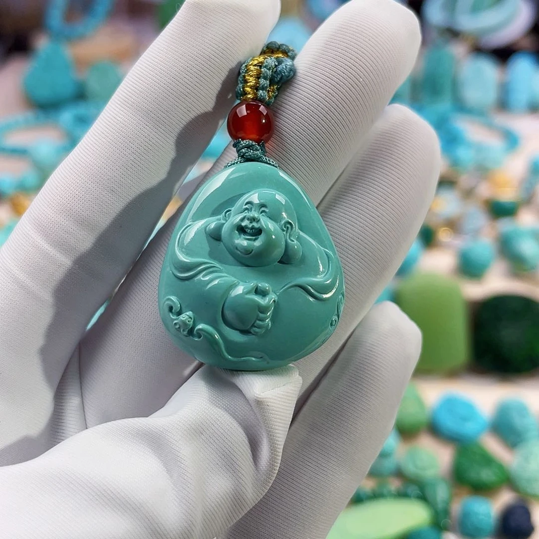 绿松石珠宝奇石未镶嵌