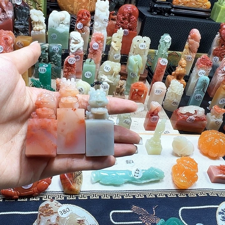 ****e寿山石印石寿山石雕刻