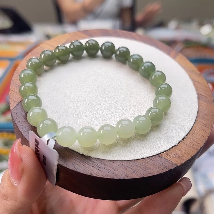 和田玉未镶嵌手链A47卡8 多样性发一