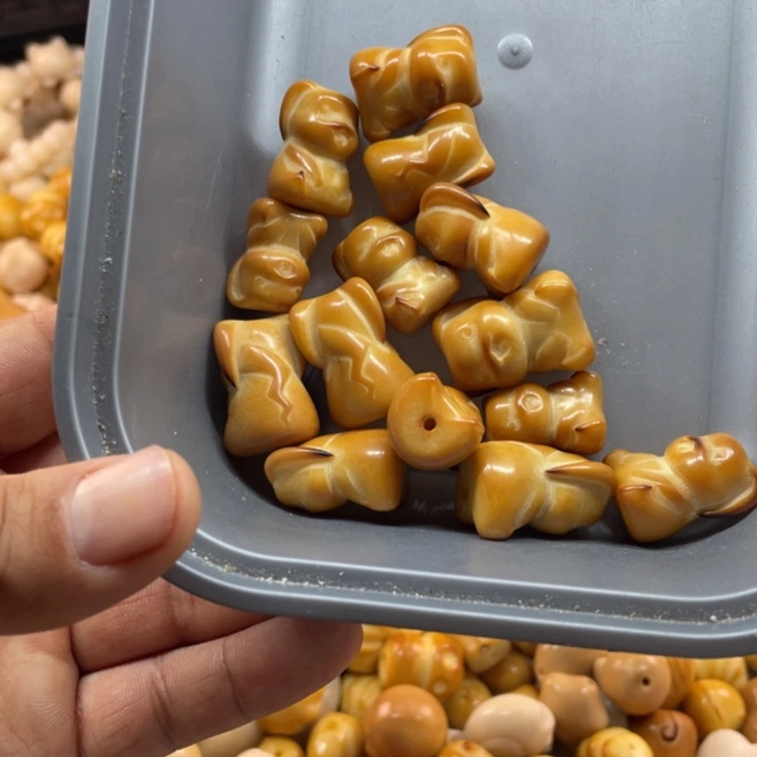 菩提根/象牙果吊坠微瑕象牙果皮卡丘十颗