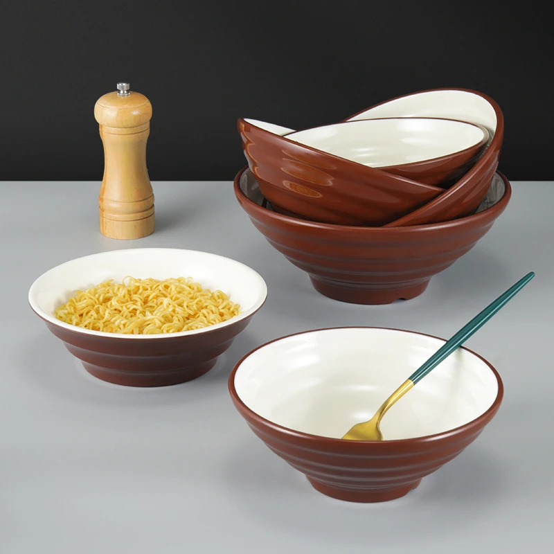 密胺牛肉面碗仿瓷汤粉碗麻辣烫碗拉面碗塑料汤碗面馆商用碗烩面碗