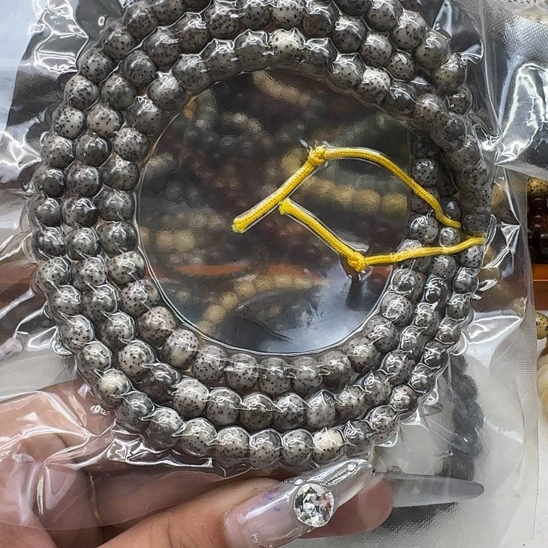 手串星月菩提42高端卡姿兰黑灰星月87-108
