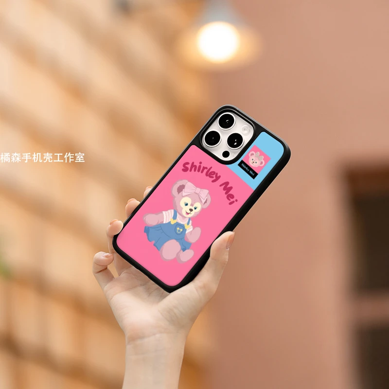 小熊公仔适用苹果16promax手机壳iphone16新款15磁吸14高级不撞款
