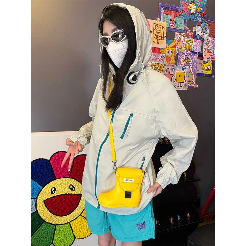 【ABTM】简约男女同款外套情侣防晒衣女式防紫外线