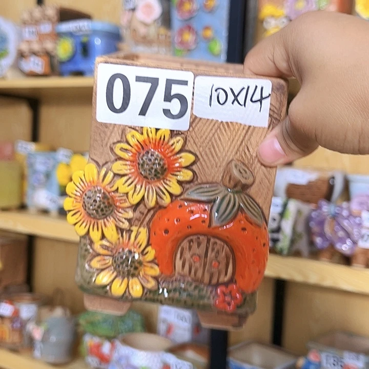 陶瓷多肉花盆满15包邮