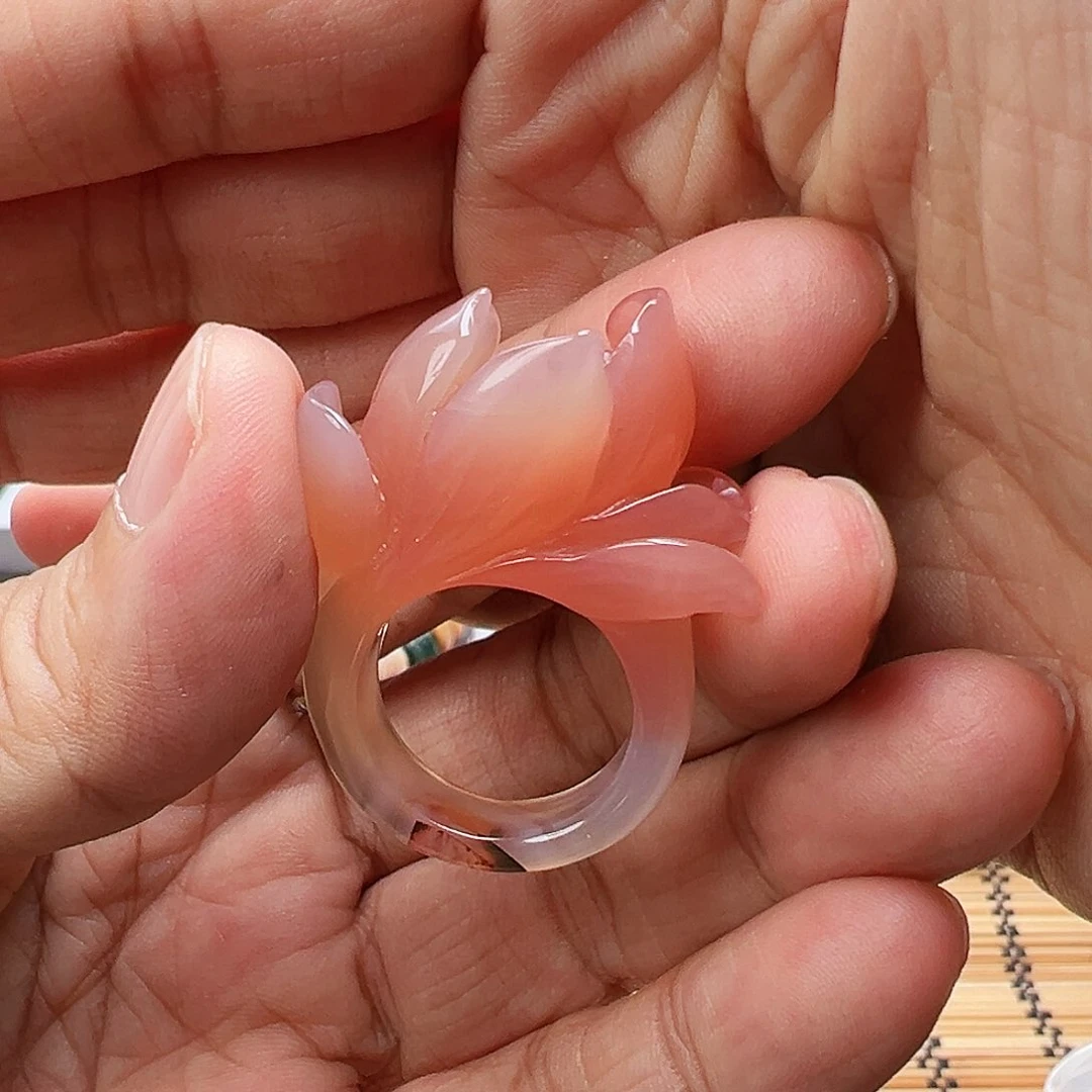 未镶嵌玛瑙/玉髓珠宝半成品