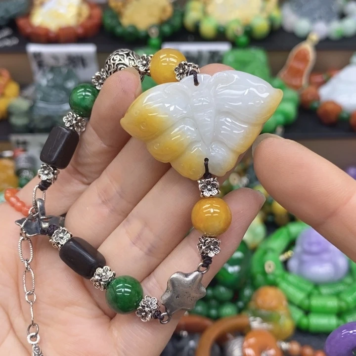 翡翠未镶嵌颈饰手链32